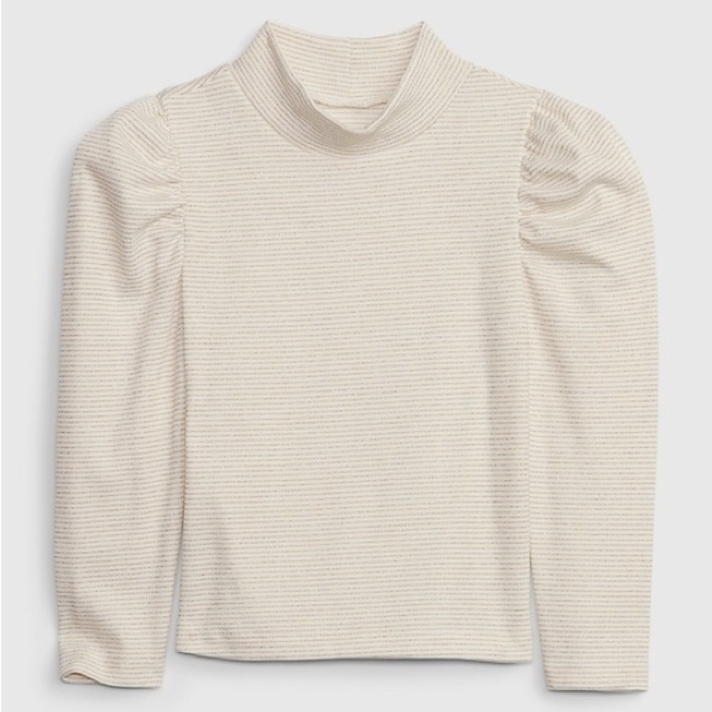 GAP Toddler Cream Puff Sleeve Rib Collared Shirt (3T)